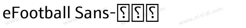 eFootball Sans字体转换